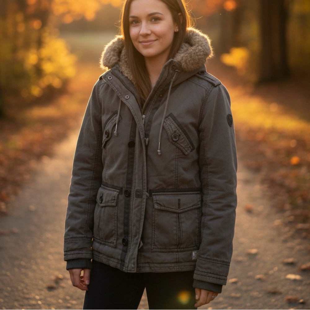TNA Aritzia Twilight Core Military Jacket in Millennial Green Bella Swan Size S